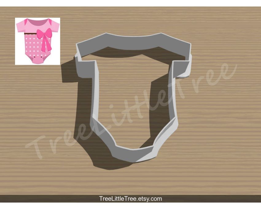 Baby Onesie or Baby Bunting Cookie Cutter. Baby Shower Cookie Cutter