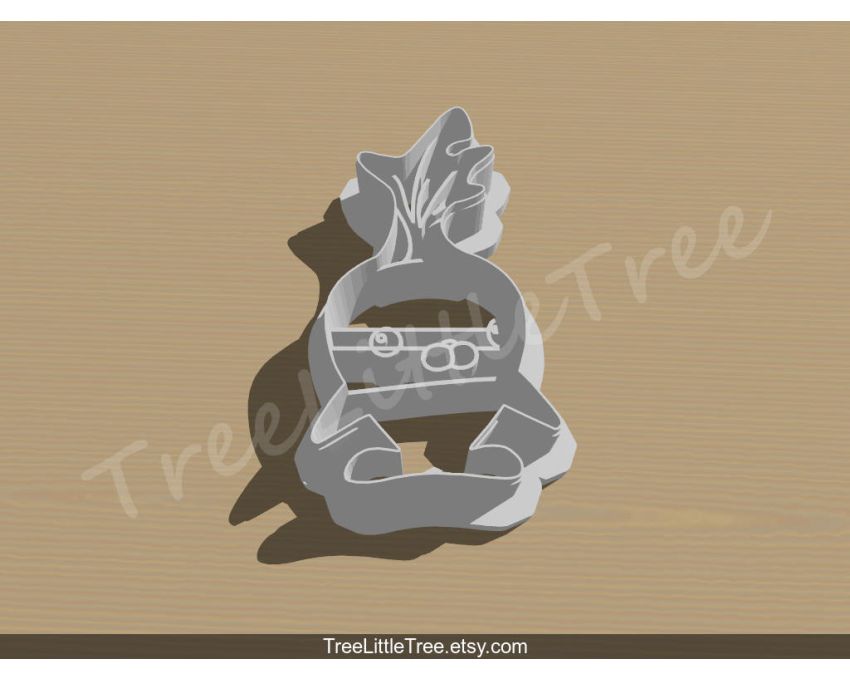 Tunip Vegimal Cookie Cutter. Cartoon Cookie Cutter