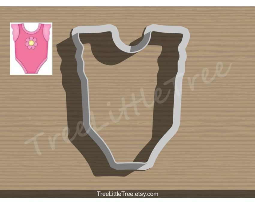 Onesie Style2 Cookie Cutter.Baby Shower Cookie Cutter