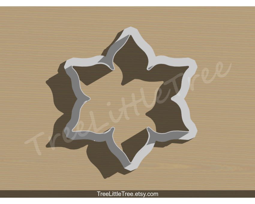 Christmas Poinsettia Cookie Cutter. Christmas Cookie Cutter