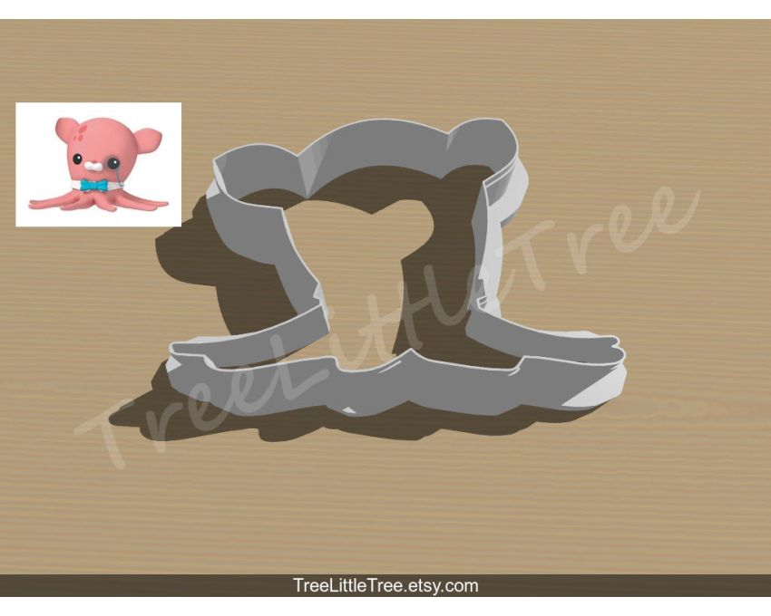 Professor Inkling Cookie Cutter. Octonauts Cookie Cutter
