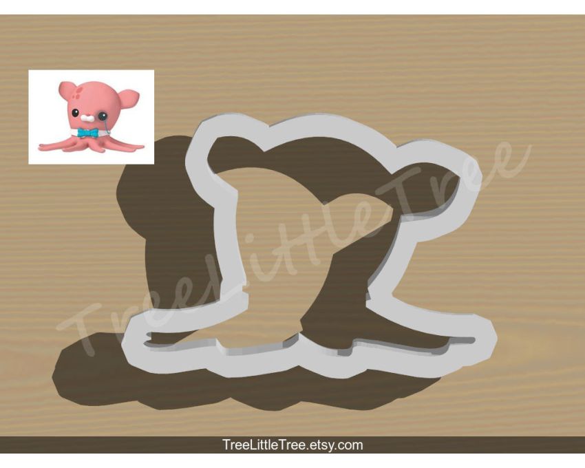 Professor Inkling Cookie Cutter. Octonauts Cookie Cutter