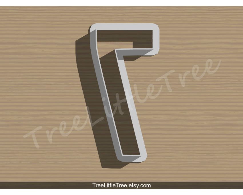 Number Seven Cookie Cutter. Number Cookie Cutter