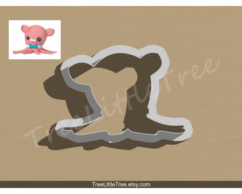Professor Inkling Cookie Cutter. Octonauts Cookie Cutter