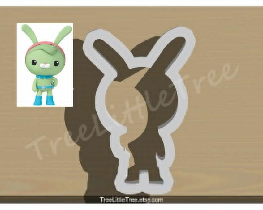 Tweak Bunny Cookie Cutter. Octonauts Cookie Cutter