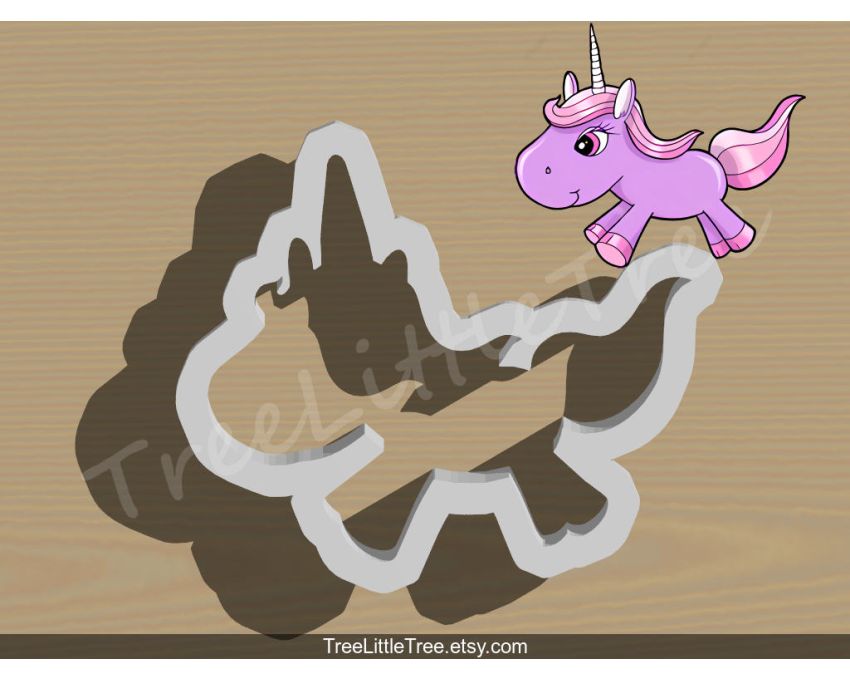 Cute Unicorn Cookie Cutter. Unicorn Cookie Cutter