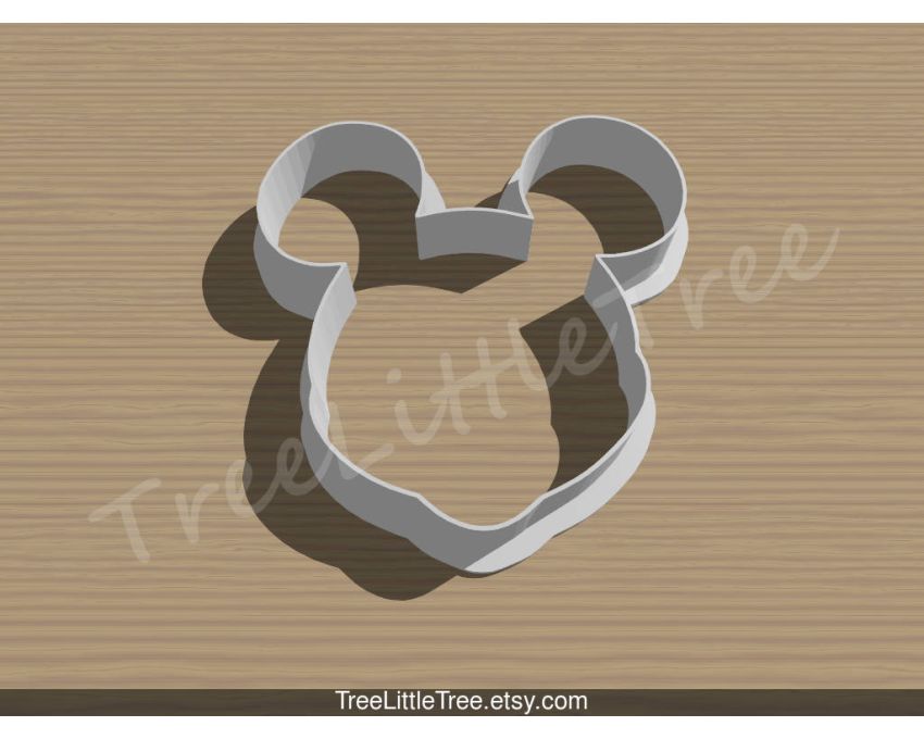 Mickey Cookie Cutter. Cartoon Cookie Cutter