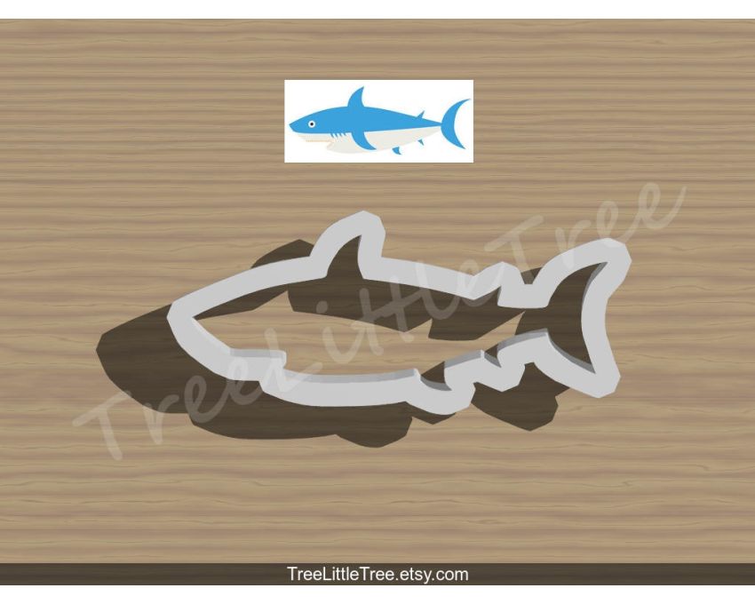 Shark Cookie Cutter. Animal Cookie Cutter