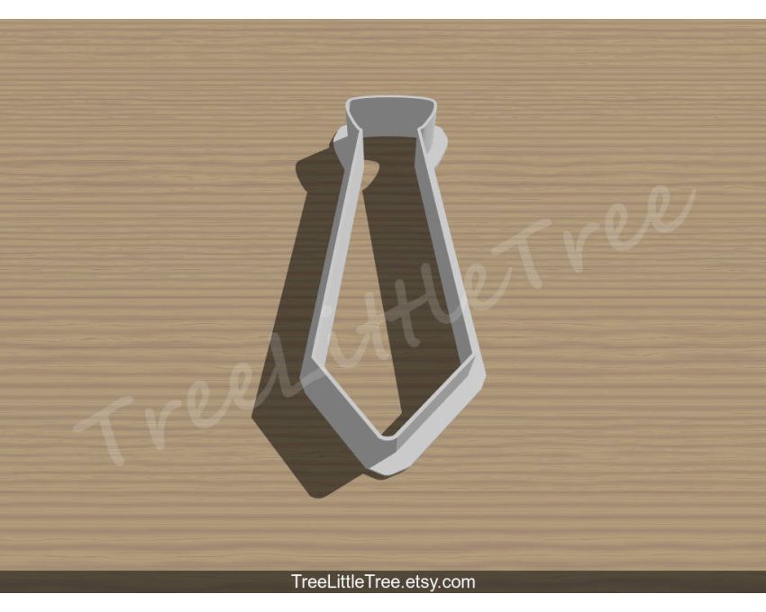 Tie Cookie Cutter. Unique Cookie Cutter