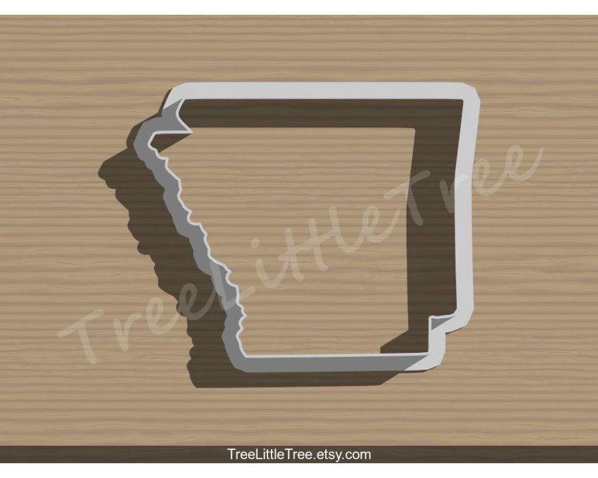 Arkansas State Cookie Cutter. USA Cookie Cutter