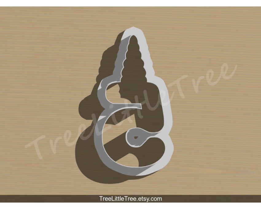 Unicorn Number Five Cookie Cutter. Unicorn Cookie Cutter