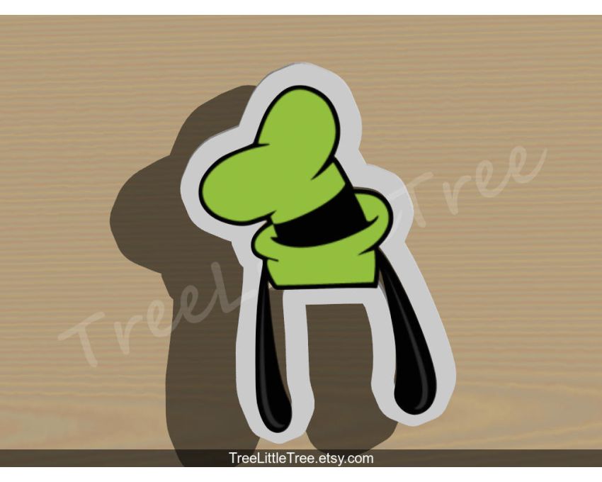 Goofy Hat Cookie Cutter. Unique Cookie Cutter