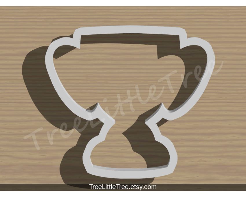 Trophy Cookie Cutter. Sports Cookie Cutter