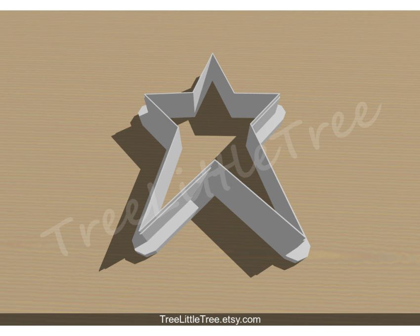 Star Style2 Cookie Cutter.Unique Cookie Cutter