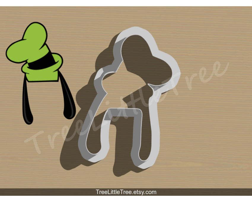 Goofy Hat Cookie Cutter. Unique Cookie Cutter