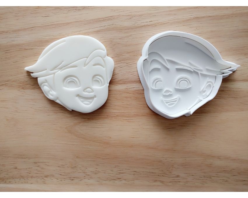 Boss Baby Tim Cookie Cutter and Stamp Set. Cartoon Cookie Cutter