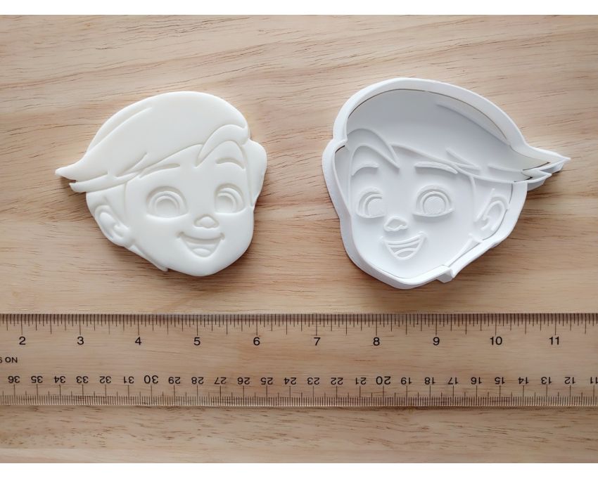 Boss Baby Tim Cookie Cutter and Stamp Set. Cartoon Cookie Cutter