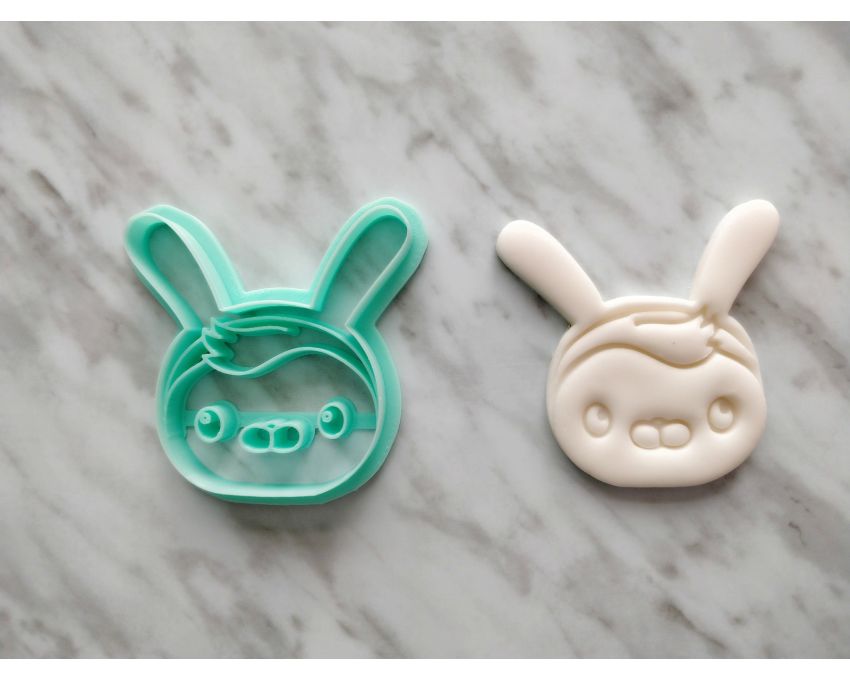 Tweak Bunny Cookie Cutter. Cartoon Cookie Cutter