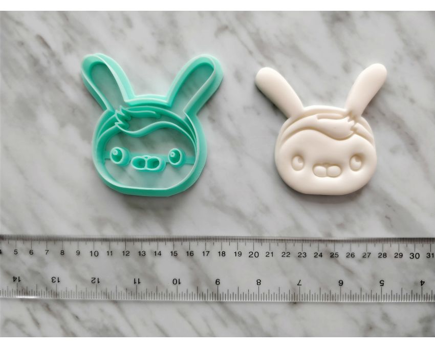 Tweak Bunny Cookie Cutter. Cartoon Cookie Cutter