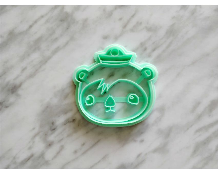 Shellington Sea Otter Cookie Cutter. Cartoon Cookie Cutter