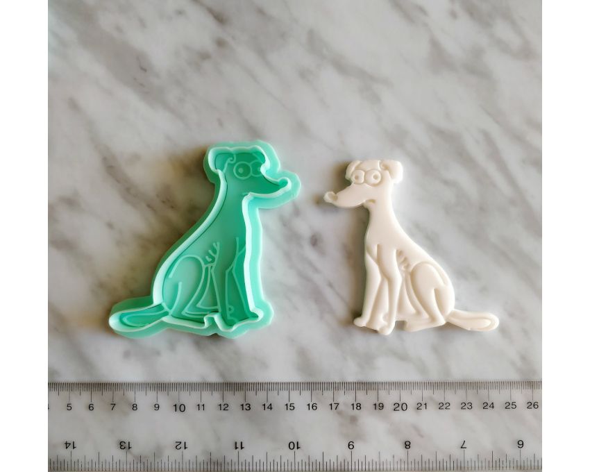 Santa's Little Helper cookie Cutter and Stamp Set. Simpson Family Cookie Cutter. Cartoon Cookie Cutter