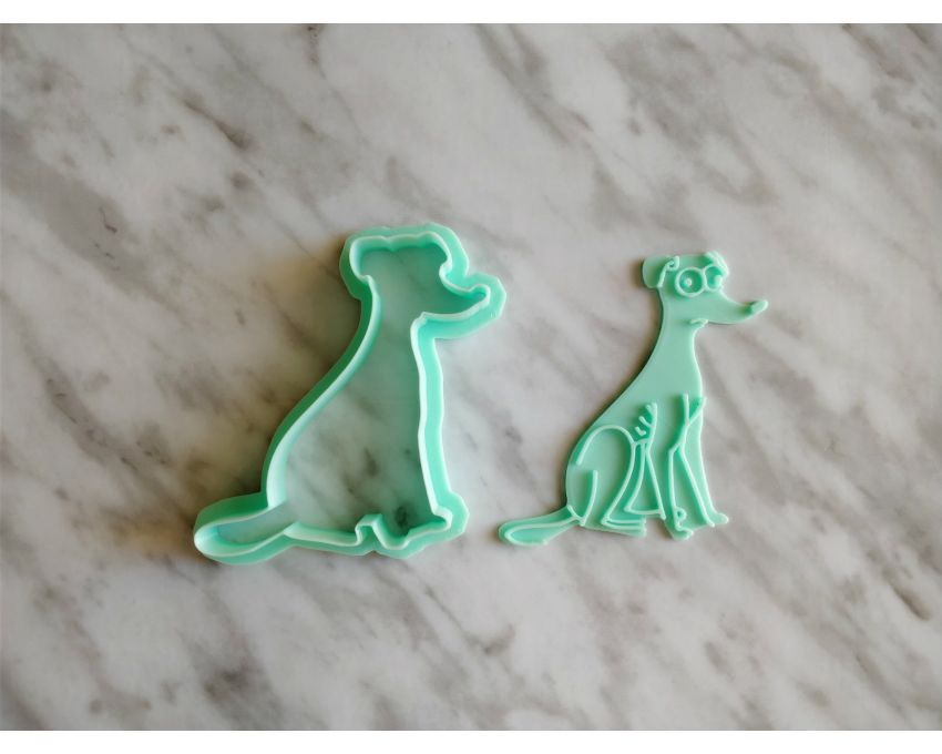 Santa's Little Helper cookie Cutter and Stamp Set. Simpson Family Cookie Cutter. Cartoon Cookie Cutter