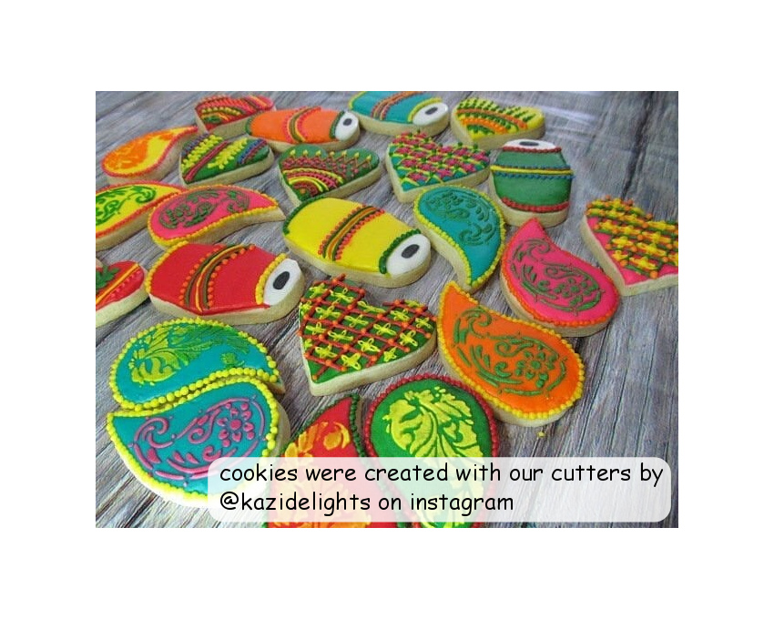 Diwali Style2 Cookie Cutter.India Cookie Cutter