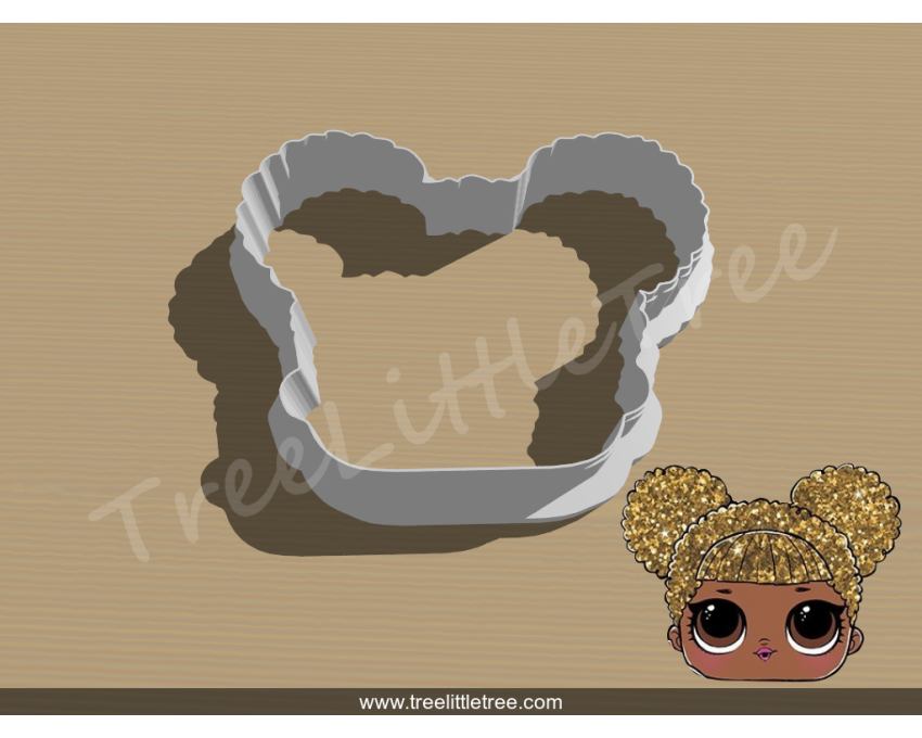 Queen Bee Cookie Cutter. LOL Dolls Cookie Cutter