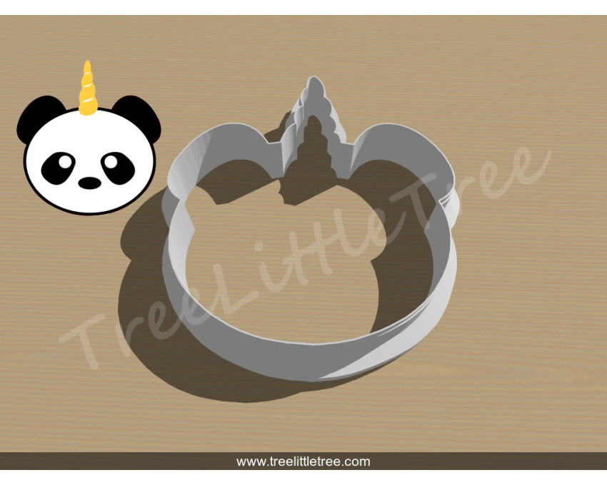 Unicorn Panda Cookie Cutter. Unicorn Cookie Cutter. Panda  Cookie Cutter