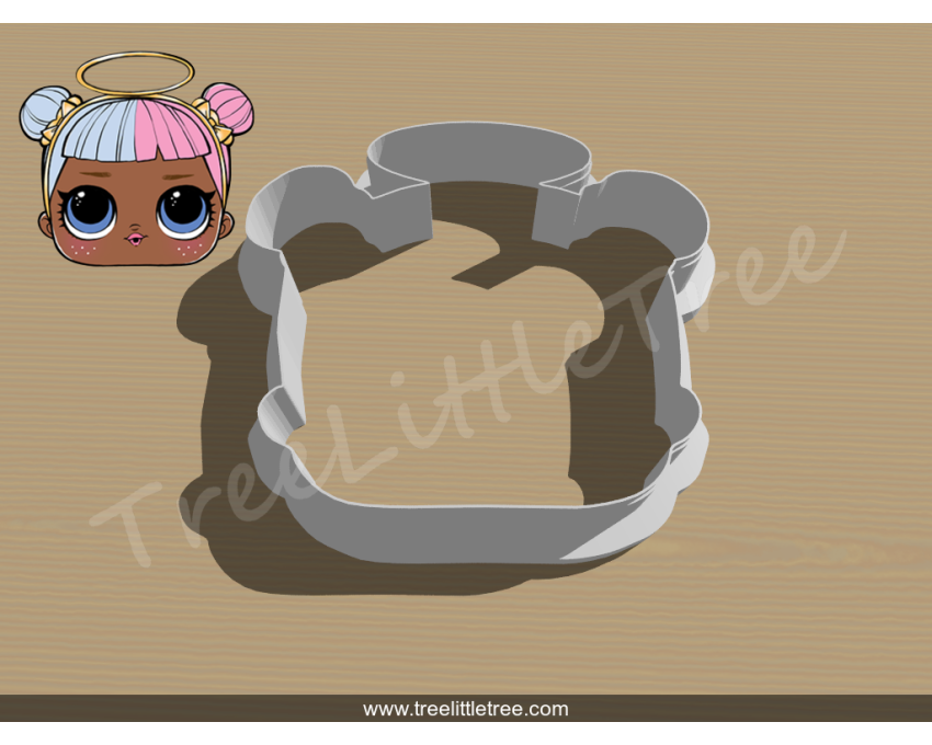 Sugar Cookie Cutter. LOL Dolls Cookie Cutter