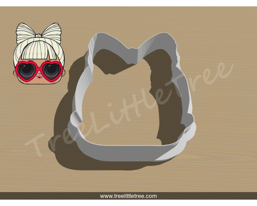 SPF. Q.T. Cookie Cutter. LOL Dolls Cookie Cutter