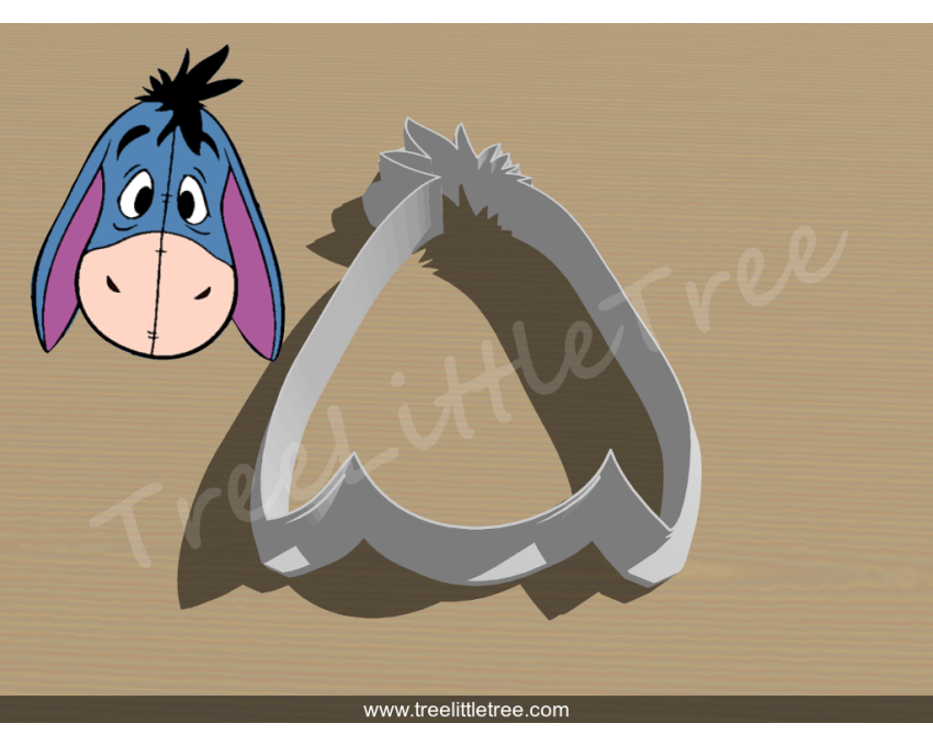 Winnie Pooh Eeyore Cookie Cutter. Disney Cookie Cutter. Cartoon Cookie Cutter