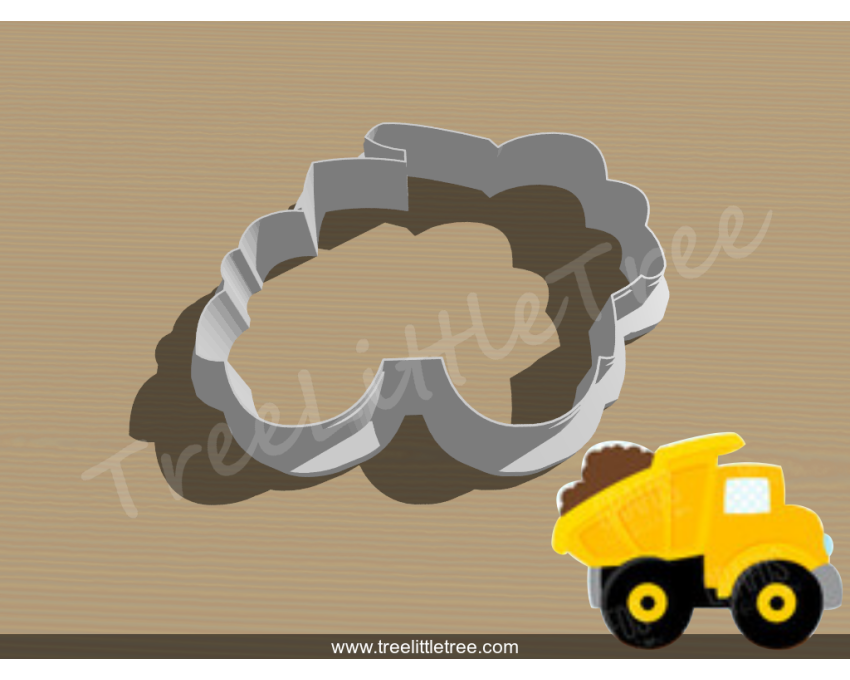 Construction Truck Cookie Cutter. Car Cookie Cutter