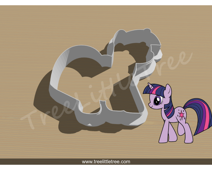 Twilight Cookie Cutter. My Little Pony Cookie Cutter.  Cartoon Cookie Cutter