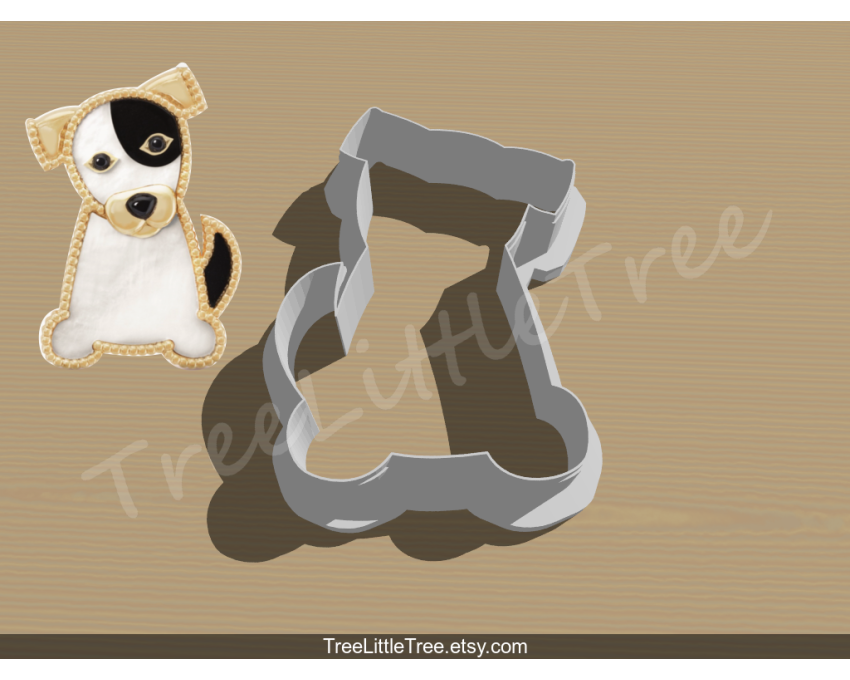 VanCleef and Arples Dog Cookie Cutter. Pet Cookie Cutter