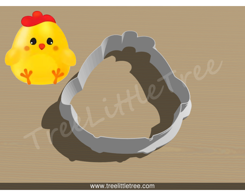 Baby Chick Cookie Cutter. Animal Cookie Cutter. Farm Animal Cookie Cutter