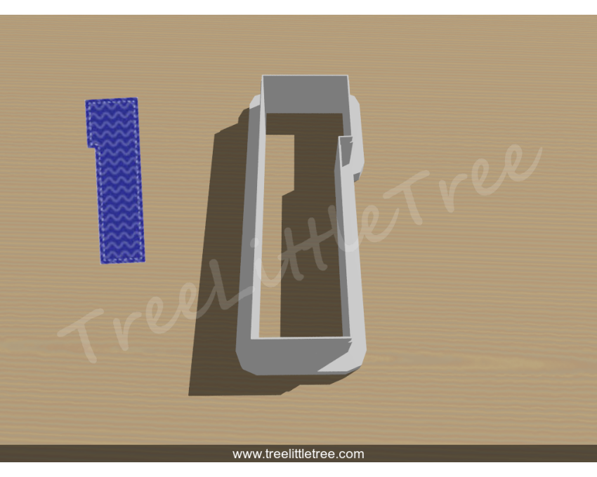 Happy Number One Cookie Cutter. Number Cookie Cutter