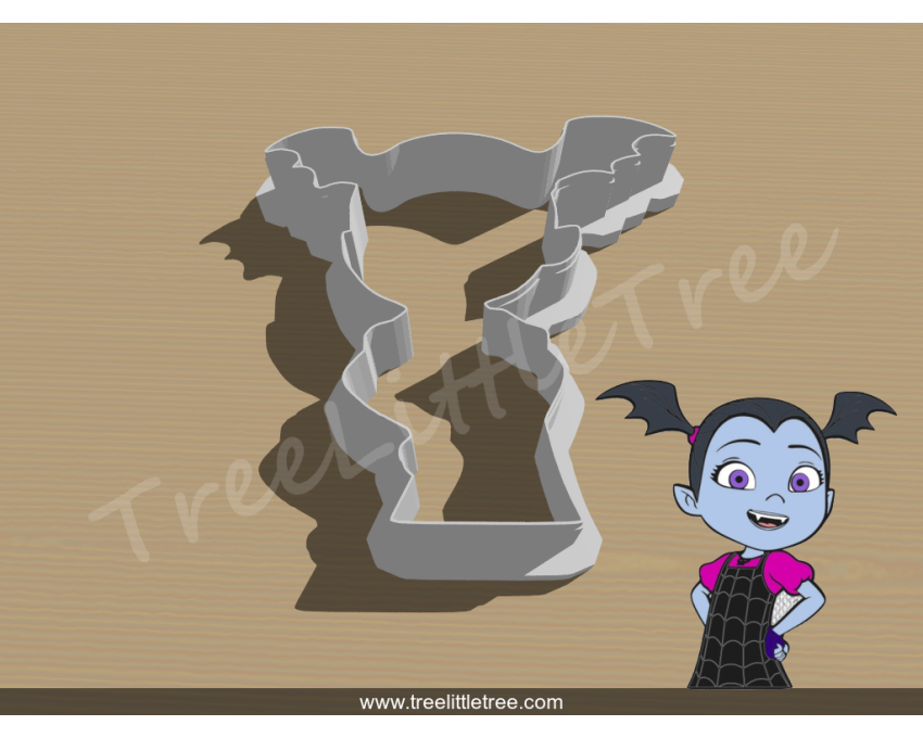 Vampirina Cookie Cutter. Disney cookie cutter. CartoonCookie Cutter