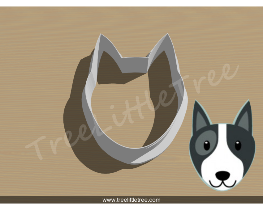Bull Terrier Dog Cookie Cutter. Pet Cookie Cutter