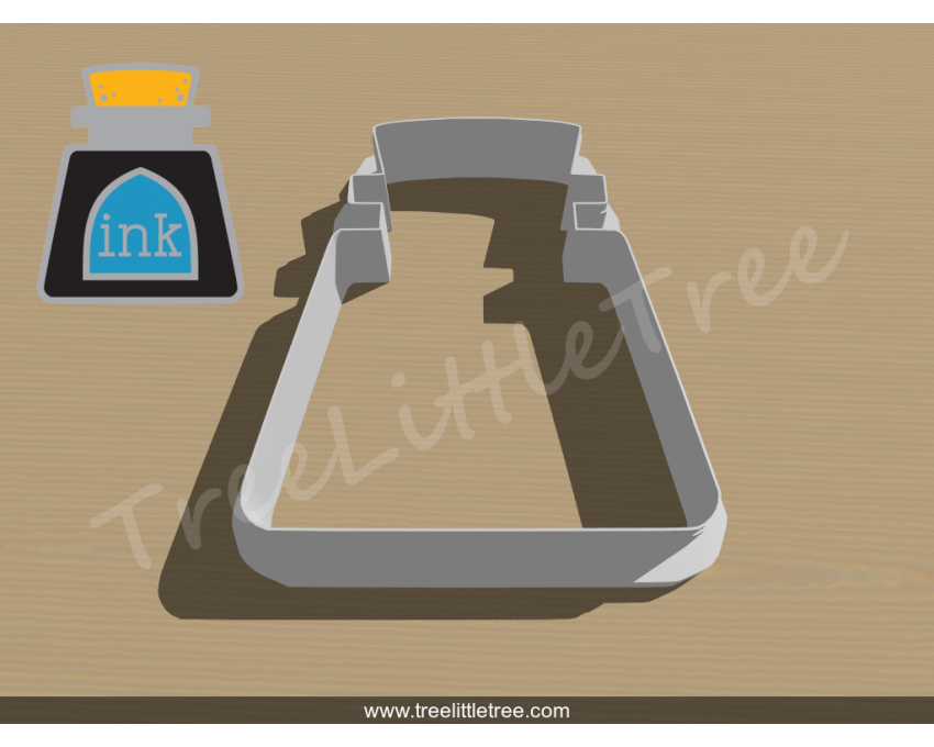 Ink Cookie Cutter. Painting Cookie Cutter. School Cookie Cutter