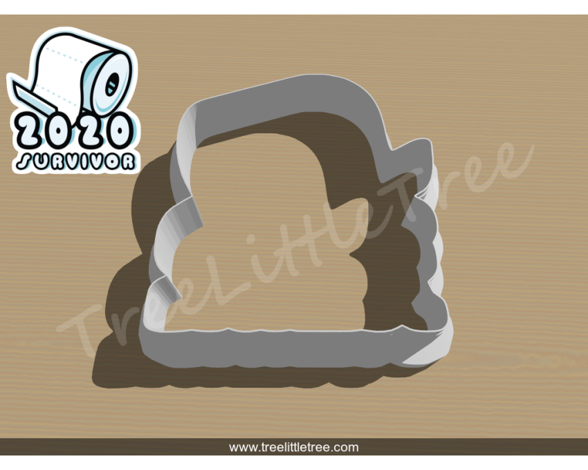 Covid-19 Survivor Cookie Cutter. Covid-19 Cookie Cutter