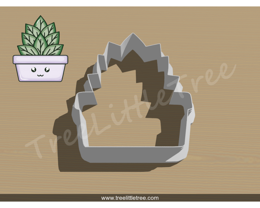 House Plant Style 1 Cookie Cutter. Plant Cookie Cutter. 