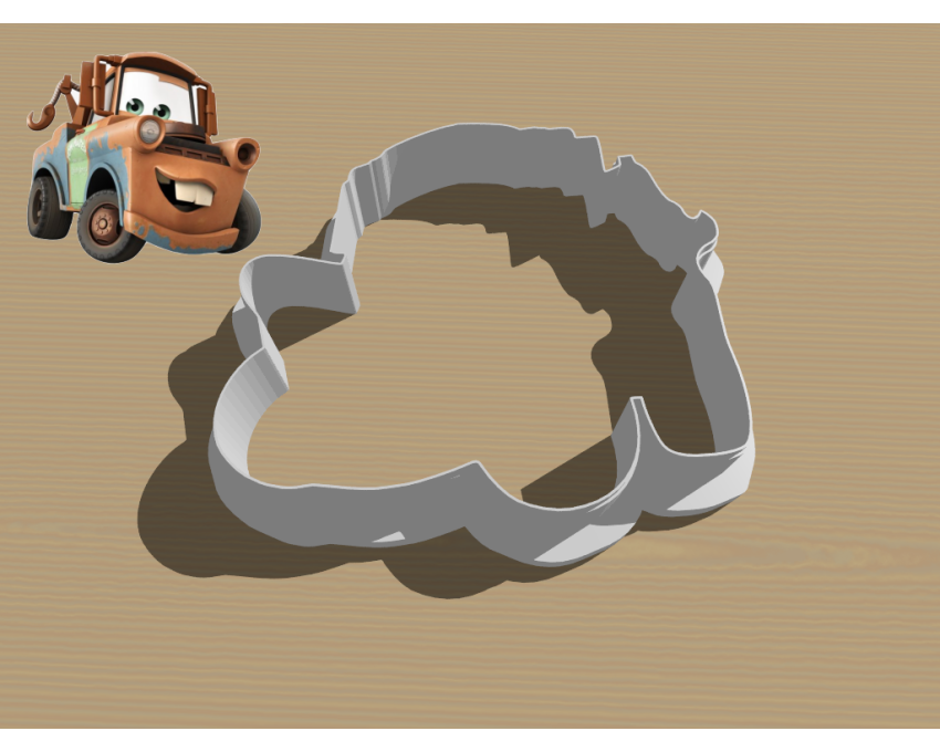 Mater Cookie Cutter. Disney Cookie Cutter. Lightning McQueen Cookie Cutter