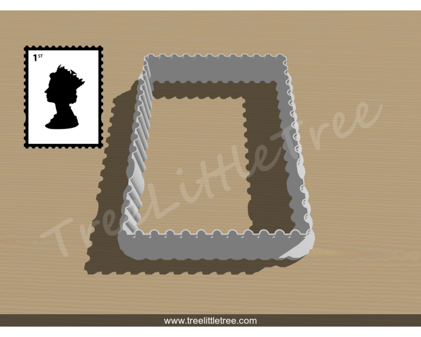 Stamp Cookie Cutter. Unique Cookie Cutter