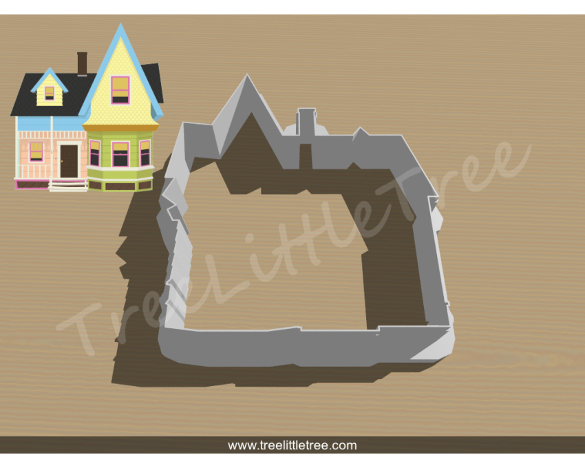 Up House Cookie Cutter. Movie Cookie Cutter