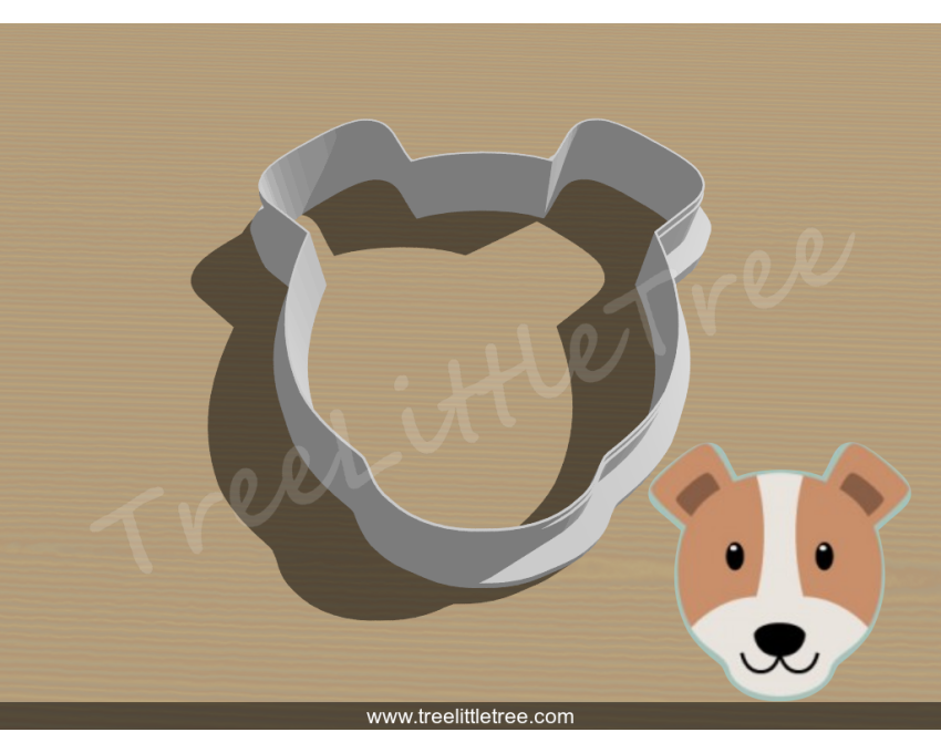 Dog Head Cookie Cutter. Pet Cookie Cutter