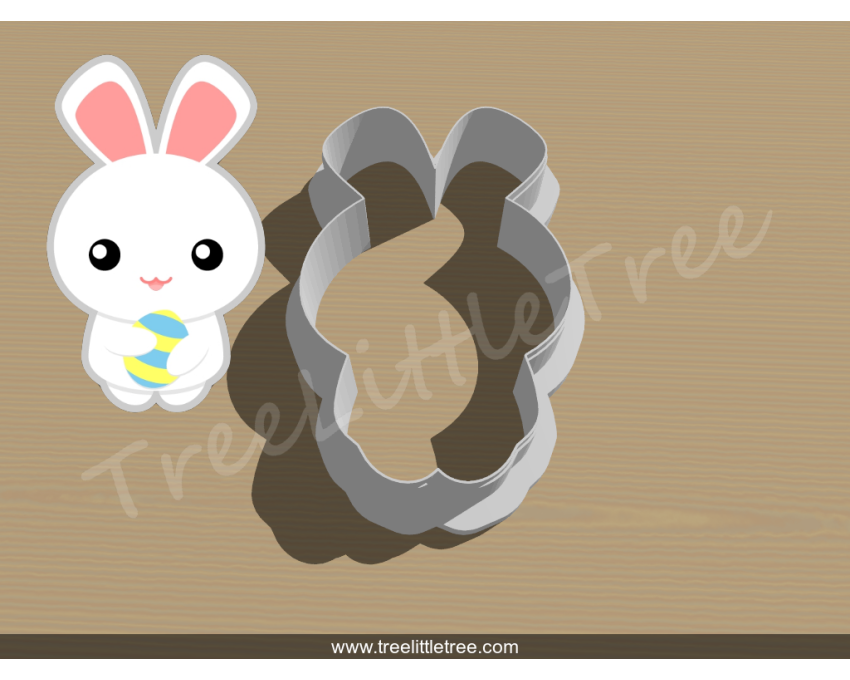 Cute Bunny Cookie Cutter. Easter Cookie Cutter