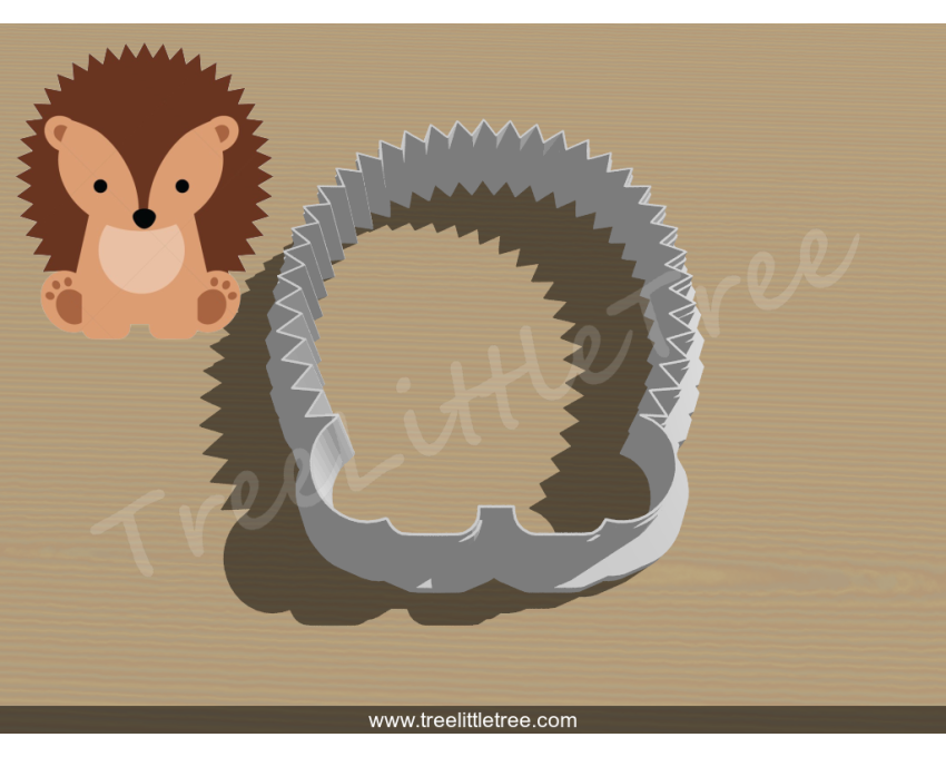 Baby Hedgehog Cookie Cutter. Baby Shower Cookie Cutter. Jungle Baby  Cookie Cutter