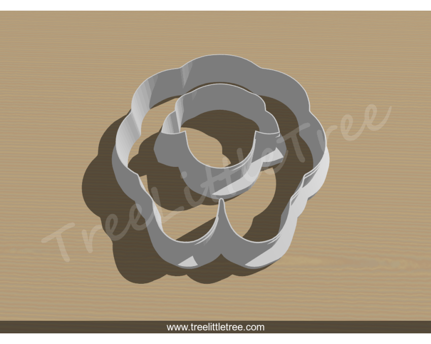 2-piece Sheep Cookie Cutter. Animal Cookie Cutter