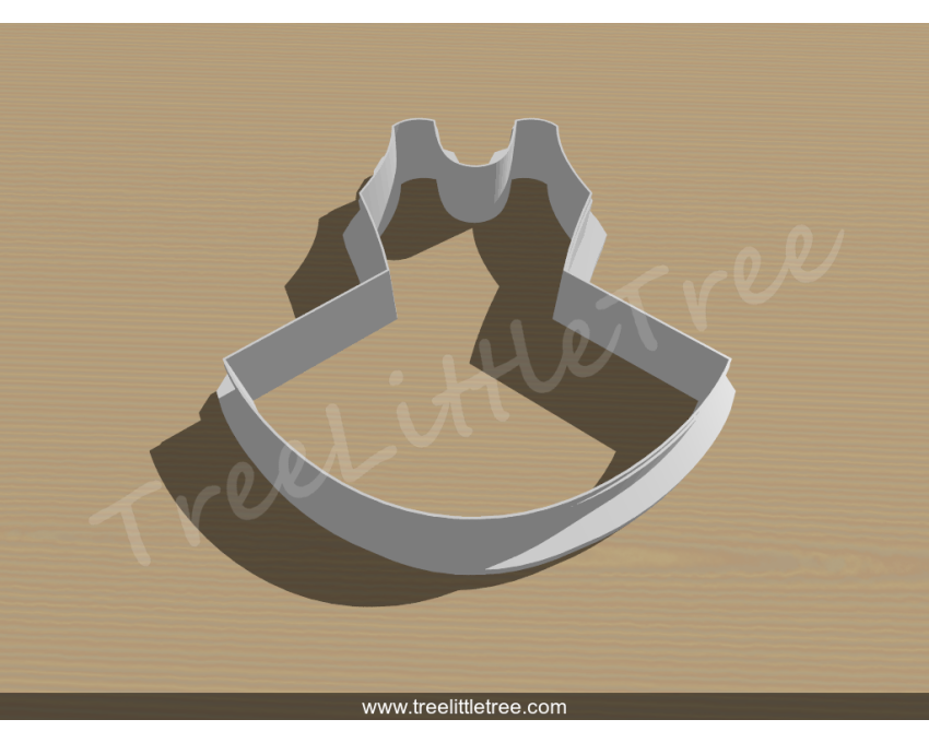 Ballet Tutu Cookie Cutter. Baby Shower Cookie Cutter